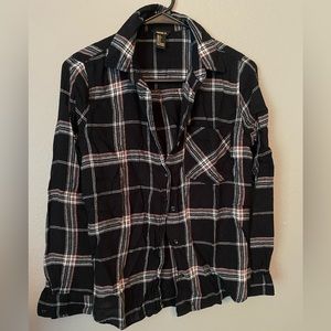 Forever 21 Black Flannel